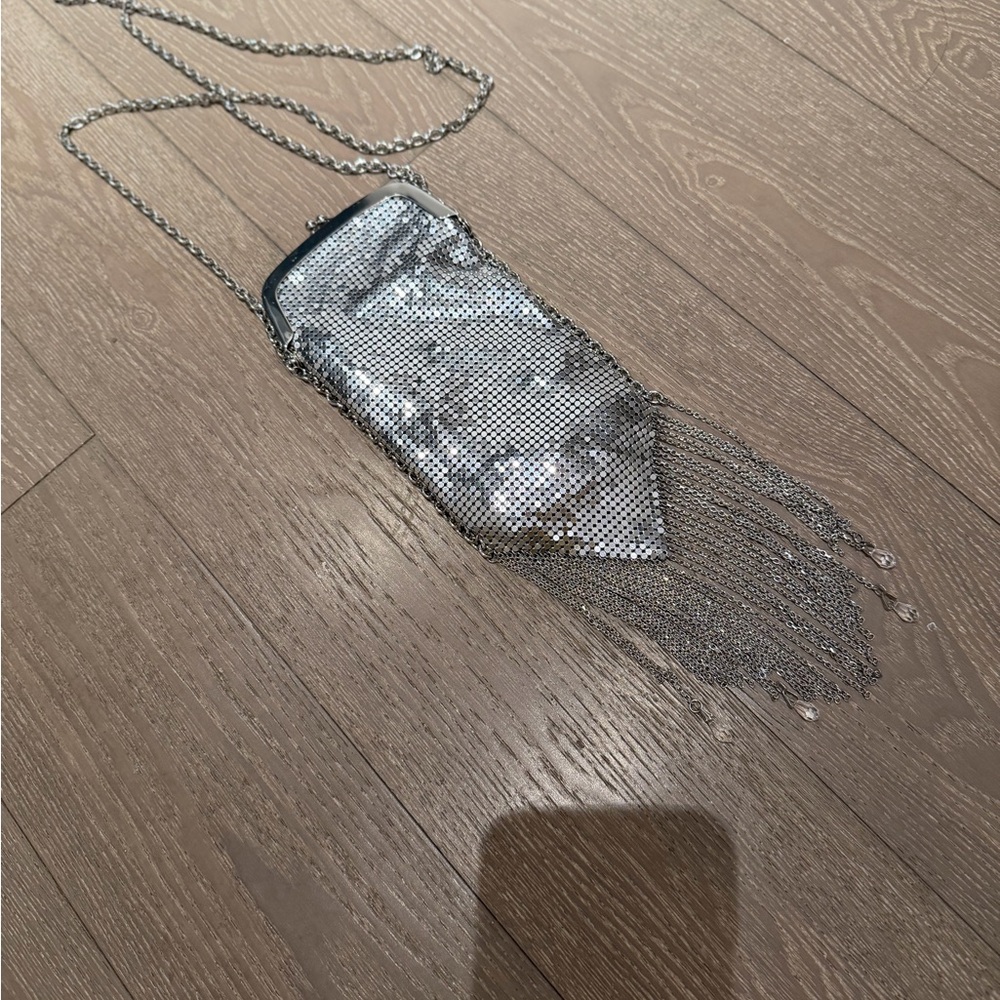 Paco Rabanne Silver Chainmail Fringe Crossbody Clutch - Picture 2 of 16